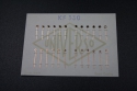 CARTA DE AGUJAS RECTAS DORADAS KF 330
