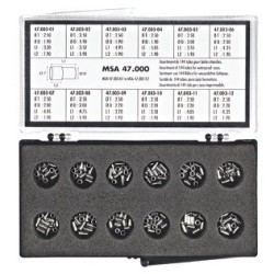TUBOS ESTUCHE 144 PZ DM 2.50 MM MSA 47.000