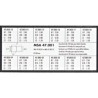 Surtido 144 tubos calibrados dm 2.00 mm MSA 47.001