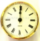 reloj encastrar 103 mm nº romanos esfera blanca bisel dorado