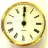 reloj encastrar 103 mm nº romanos esfera blanca bisel dorado