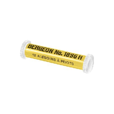 Surtido de 12 alisadores para pivotes Bergeon 1896-H