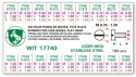 Surtido de 180 tornillos para fondos WIT 17740