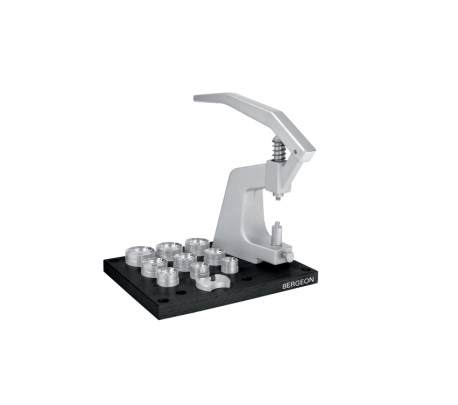Prensa Bergeon 5500-C poner cristales c/base y tases