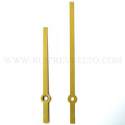 Agujas rectas doradas 115/95