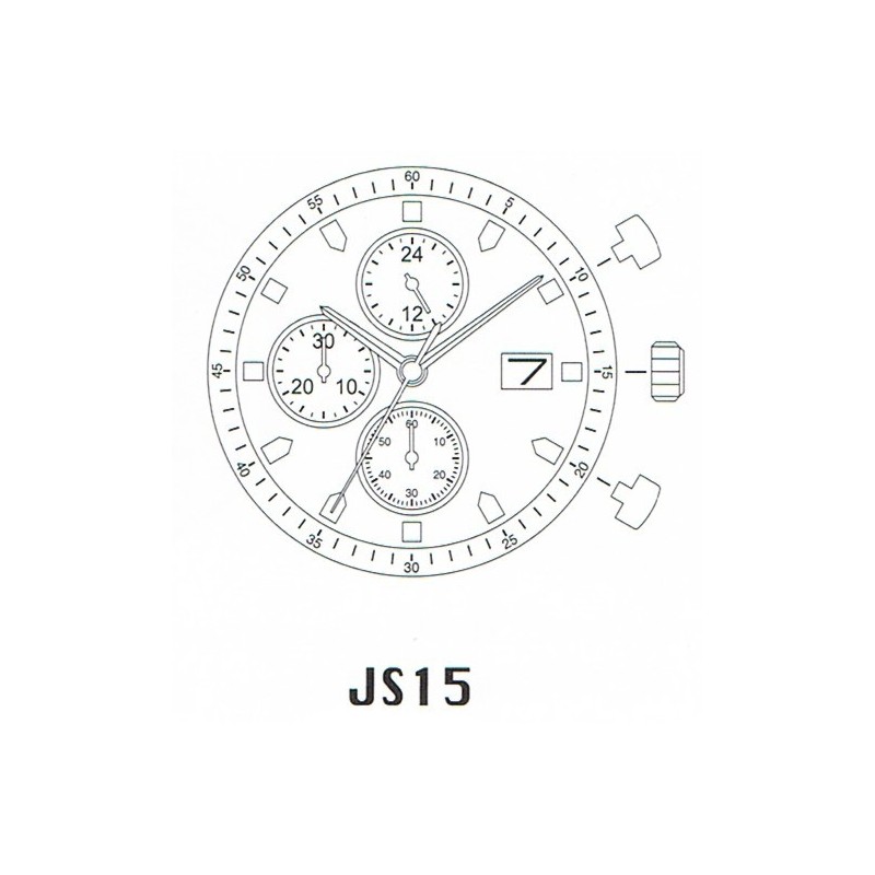 Movimiento MIYOTA JS15