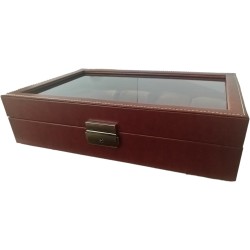 ESTUCHE PIEL PARA 10 RELOJES PULSERA