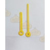 AGUJAS PLASTICO CEE RECTAS NEGRAS 80 MM MINUTERO