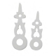 AGUJAS DE PLASTICO BLANCAS ESFERA 70 MM DM 
