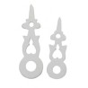AGUJAS DE PLASTICO BLANCAS ESFERA 80 MM DM 
