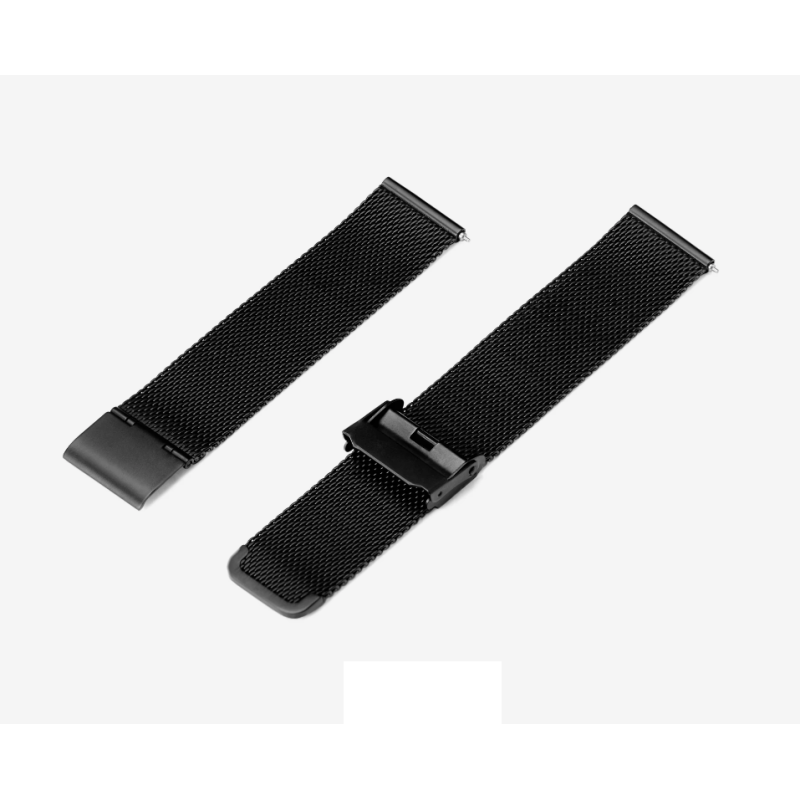 Armis Malla Milanesa Negro 22 MM