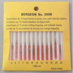 JUEGO ESC. BERGEON 3008     0.05 A 0.20 MM DM 12 P