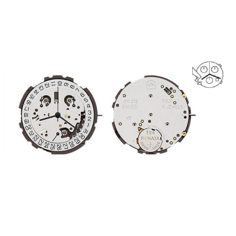 movimiento crono reloj