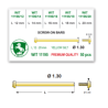 Pasador Tornillo dorado WIT 11195