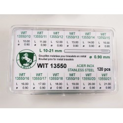 surtido remache 120 pzas asas moleteadas para armis 0.90 mm