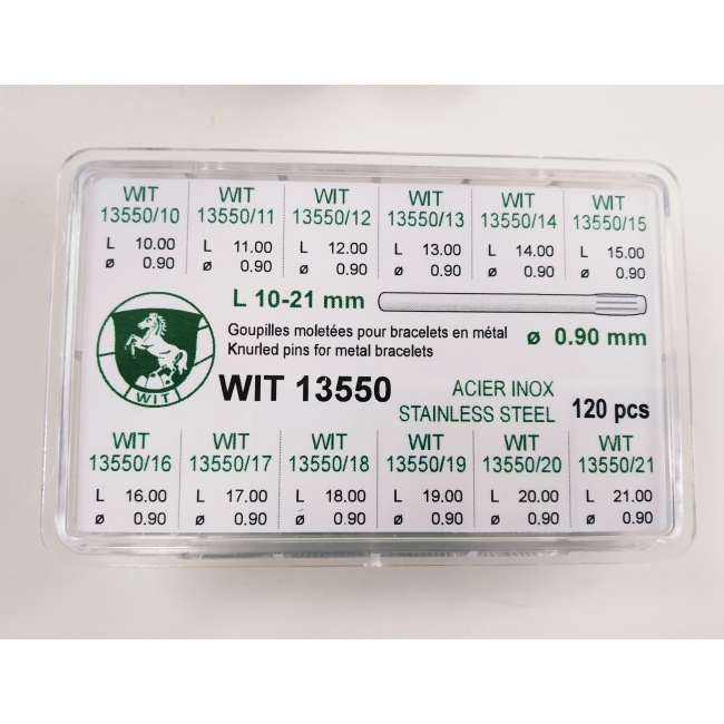 Surtido 120 pasadores remache para armis 0.90 mm WIT 13550
