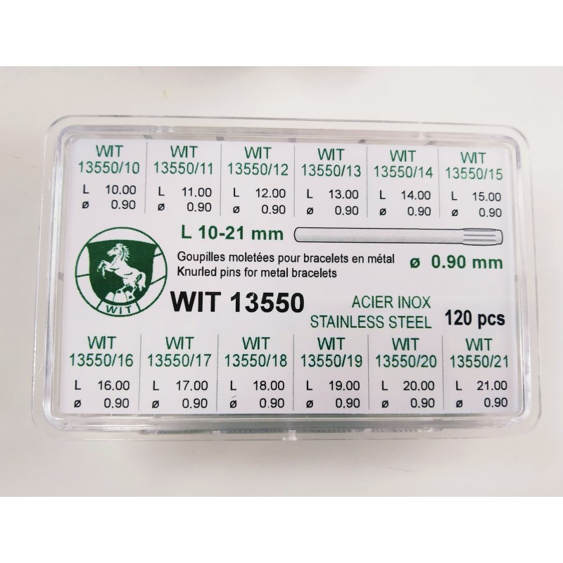 surtido remache 120 pzas asas moleteadas para armis 0.90 mm
