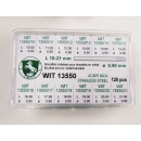 Surtido 120 pasadores remache para armis 0.90 mm WIT 13550