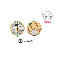 Movimiento ETA 251.474 cal 4h 