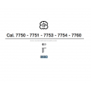 VALJOUX 7750 / 8660 Mando desbloqueo martillo de horas