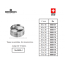 Tases Bergeon 5500-J reversibles en duraluminio Juego 13 pzas