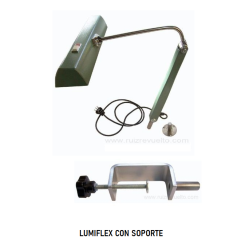 Lampara Lumiflex con soporte de mordaza