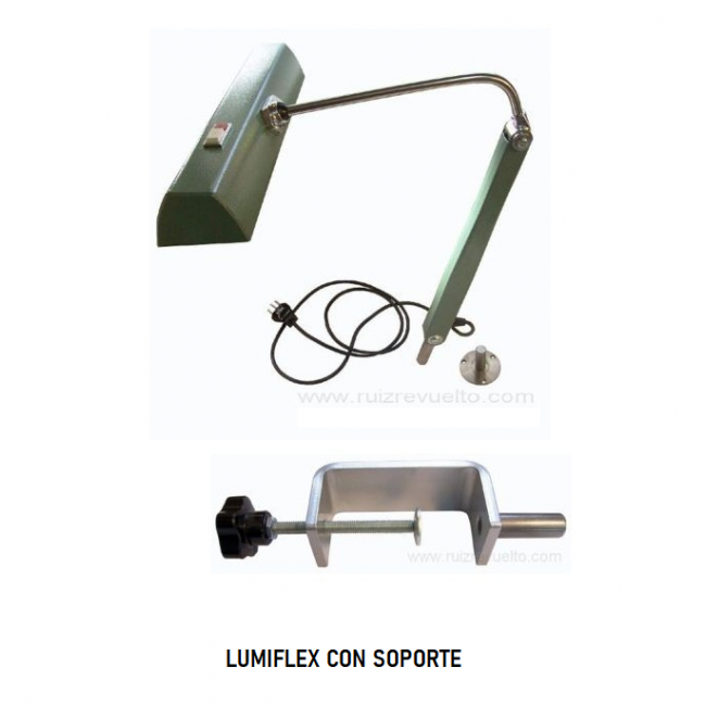 Lampara Lumiflex con soporte de mordaza [OFERTA]