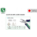 ALICATE CORTE LATERAL. ACERO VANADIO