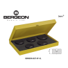 tases bergeon 6527-5P-XL planos grandes cajas jgo 5 piezas