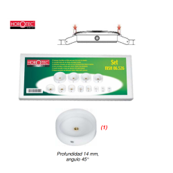 MSA 06.526 TASES CRISTAL BOM DERLYN JGO 5 PZ 0,40