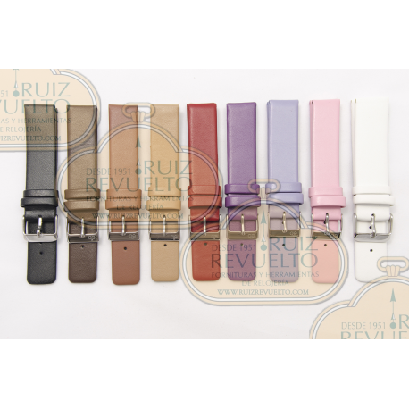 Correa piel Alfex 009 (elegir medida y color) [OFERTA]