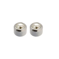 Caflon Pendientes circonita blanca