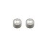 Caflon Pendientes bola acero