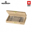 FRESAS BERGEON 1898 6 PZ AVELLANAR CAJA MADERA