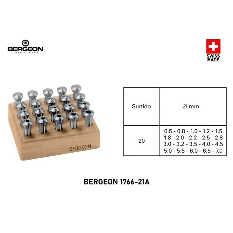 PINZAS TORNO, BERGEON 1766-21A SURT 20 PZ