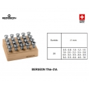 PINZAS TORNO BERGEON 1766-21A SURTIDO 20 UDS