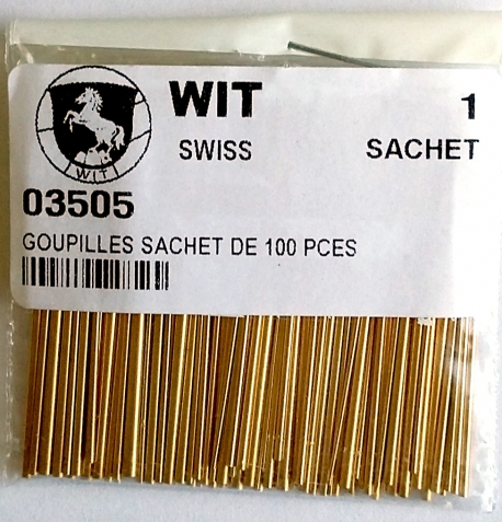 PASADORES CONICOS LATON SURTIDO 100 PZ