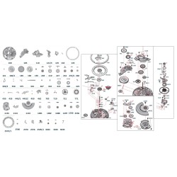 Catalogue ETA 2824-2 Fornituras