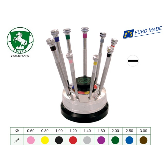 Juego destornilladores con recambios WIT 17746