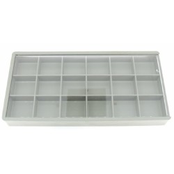 CAJA PLASTICO 18 DEP. 14X63X109