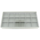 Caja clasificar 18 Departamentos 14X63X109 [OFERTA]
