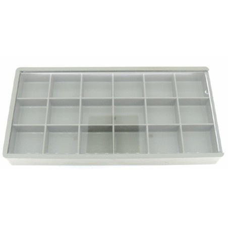 CAJA PLASTICO 18 DEP. 14X63X109