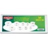 tases juego 8 piezas fondos mas base ajuste rosca