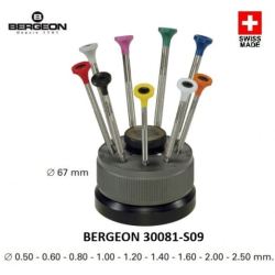 Juego 9 destornilladores Bergeon 30081-S09