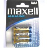 ALCALINA LR03 / E92 BLISTER 4 AAA CAJA 12 BLISTER Maxell