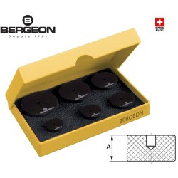 tases bergeon 6527-6-S en pvc planos jgo 6 pzas
