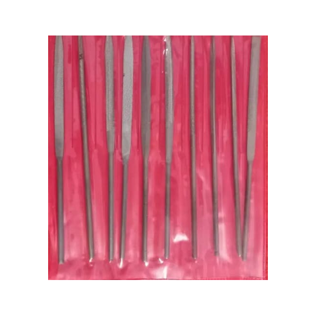 Juego 10 limas baratas 140 largo acero