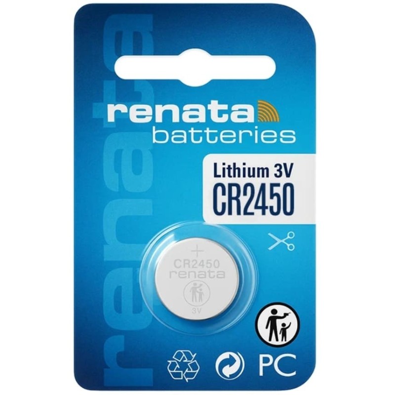 CR2450 CAJA DE 10 Uds Litio Renata