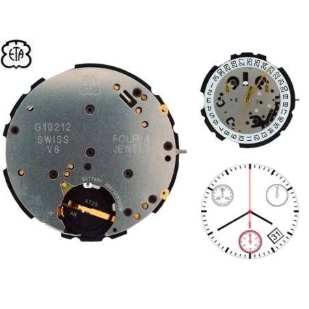 movimiento crono reloj