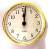 reloj insertar 103 mm numeros arabes esfera blanca bisel dorado